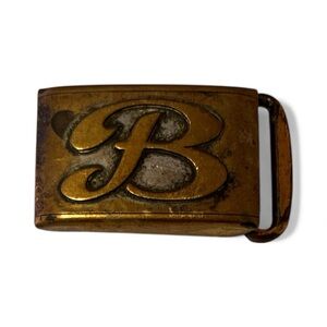 Vintage Hickok USA Monogram Initial B Belt Buckle